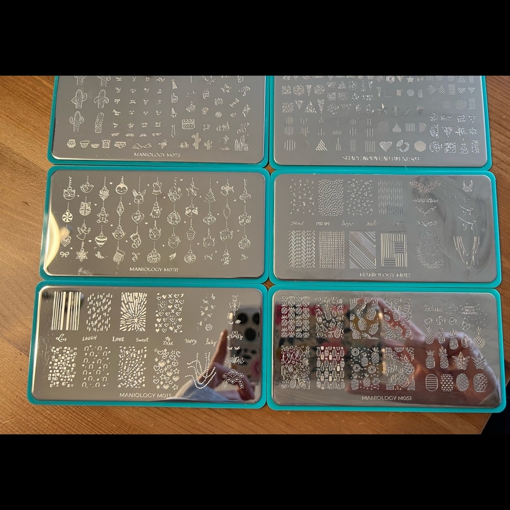 7 Maniology Nail Stamping Plates